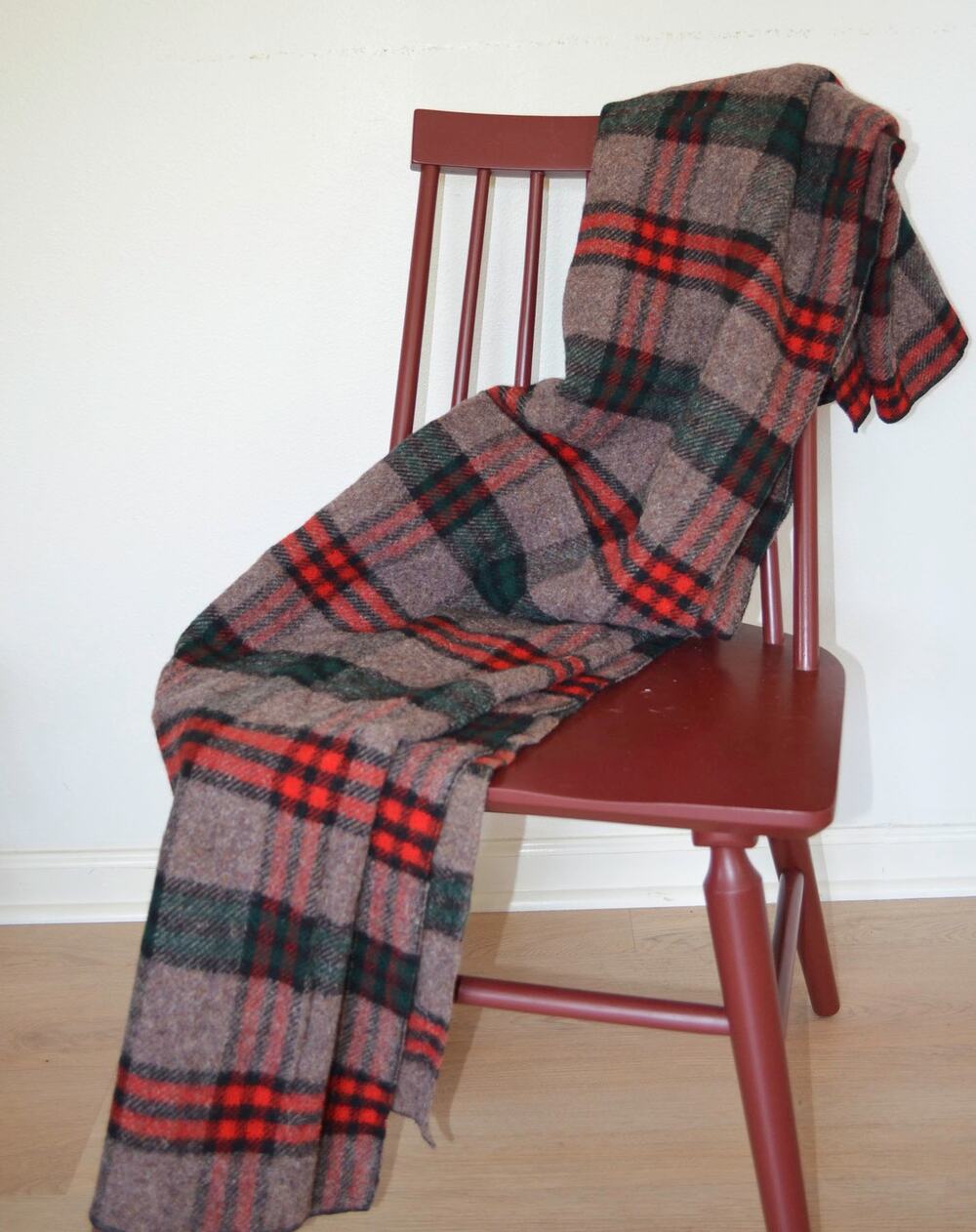 Plaid Vintage Wool Camp Blanket
